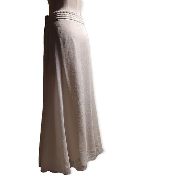 Vintage Dresses & Skirts - Handmade Long White Maxi Skirt